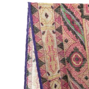 ETRO ストール レーヨンカシミヤ 総柄 マルチカラー