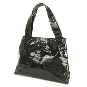ガンチーニ エナメル ショルダーバッグ 肩掛け トートバッグ AU-21 7735 ブラック
