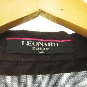 LEONARD FASHION ロング丈 ジャケット 鹿の子