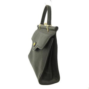 VALENTINO GARAVANI ヴィンテージ レザーハンドバッグ ブラック