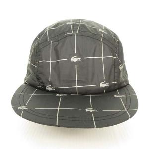 Supreme ×LACOSTE LIVE! 18SS Reflective Grid Nylon Camp Cap