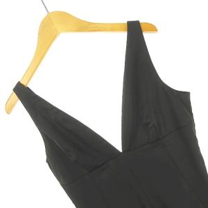 DOLCE&GABBANA ワンピース ドレス Vカット タイト ロング ノースリーブ サテン 26