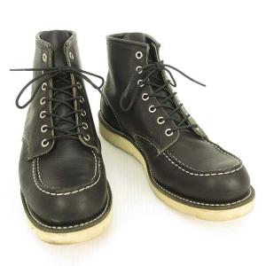 RED WING 9075 アイリッシュセッター 12年製 ブーツ モックトゥ 9.5 D ブラック IBO18