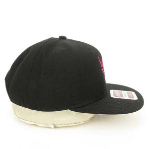 South2 West8 Baseball Cap Skull & Target Emb ブラック