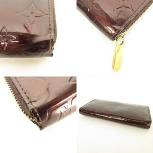 LOUIS VUITTON M93522 モノグラム ヴェルニ ジッピー アマラント ロングウォレット ブラウン系