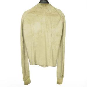 Rick Owens OLMAR and MIRTA デストロイ加工 ラムレザー ジャケット ブルゾン XS MILK