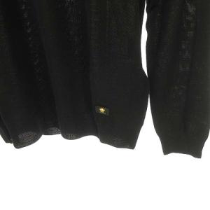 VERSACE 2018 プルオーバー クルーネック ニット メデューサ 46 ブラック 黒