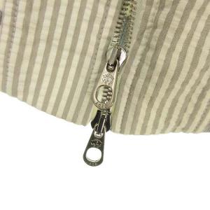 BLACK FLEECE BY Brooks Brothers シアサッカーストライプジップアップジャケット BB0 グレー