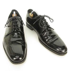 DIOR HOMME パテントレザー ドレスシューズ エナメル 41 ブラック