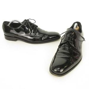 DIOR HOMME パテントレザー ドレスシューズ エナメル 41 ブラック