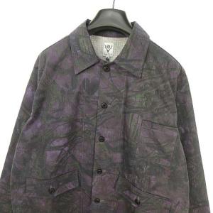 South2 West8 KP817 Hunting Shirt ジャケット カモフラ M パープル