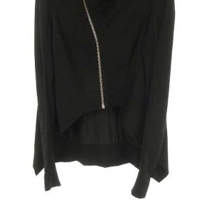 Rick Owens RO 4371 ジップアップウールジャケット 40 黒