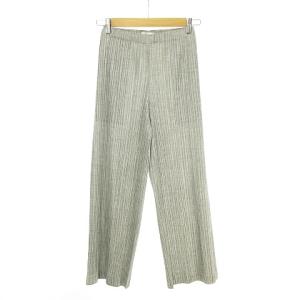 イッセイミヤケ セミワイドパンツ  0 グレー