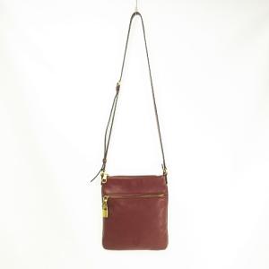 LOEWE カデナ付き ショルダーバッグ クロスボディ 斜め掛け エンジ ボルドー 南京錠のみ