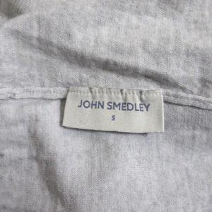 JOHN SMEDLEY ウールニット ハイネック ライトグレー セーター 長袖