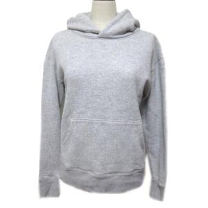 スウェットパーカー 杢グレー プルオーバー 長袖 裏起毛 38