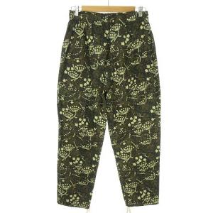 South2 West8 22SS Army String Pants KP877 ボタニカル柄 XS オリーブ系