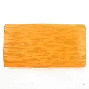 LOUIS VUITTON エピ ポルトフォイユ インターナショナル マンダリン オレンジ M6338H 長財布 ロングウォレット WY
