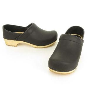 MHL. × Sanita CLOGS サボ シューズ サンダル レザー 38 ブラック