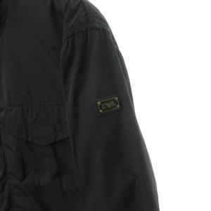 EMPORIO ARMANI JEANS M-65 ジップアップ ジャケット ブルゾン ポリエステル XL ダークネイビー