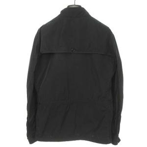 EMPORIO ARMANI JEANS M-65 ジップアップ ジャケット ブルゾン ポリエステル XL ダークネイビー
