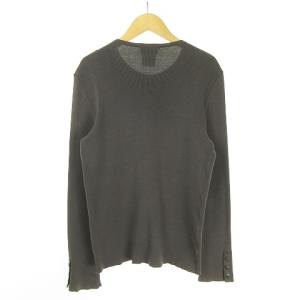 CHANEL 98C ヴィンテージ コットンニットカーディガン 44 モカグレージュ