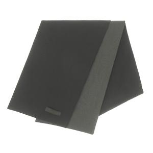 ストール 中綿入り 2way リバーシブル ショール マフラー ブラック ダークグレー