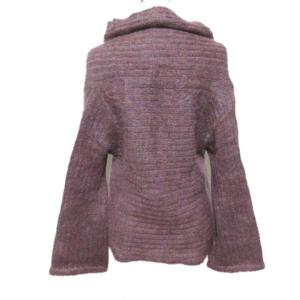 SYBILLA オフタートルニット セーター モヘヤ 長袖 パープル M X