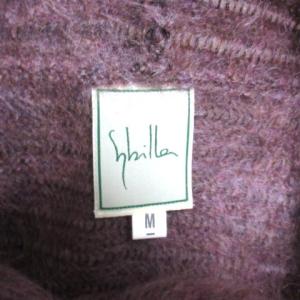 SYBILLA オフタートルニット セーター モヘヤ 長袖 パープル M X