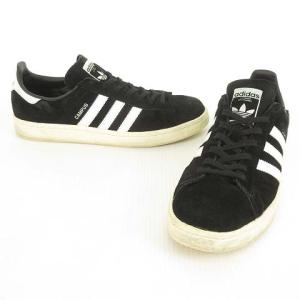 adidas BZ0084 CAMPUS キャンパス スニーカー スウェード 28cm ブラック ホワイト