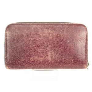 PRADA 1M0506 ラウンドファスナー ロングウォレット 長財布 RIBES ボルドー系