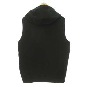 POLO RALPH LAUREN パフォーマンス ダウンベスト フーディ ジャージー切替 S ブラック