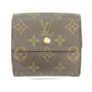 モノグラム ポルトモネ ビエ カルト クレディ M61652 ダブルホック 二つ折り 三つ折り ウォレット ブラウン