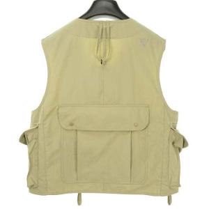 South2 West8 KP772 Tenkara Vest テンカラ ベスト トップス コットン ナイロン ギャバジン M ベージュ