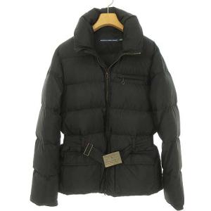 SPORT ダウンジャケット ダウンコート バックル ベルト付き M ブラック