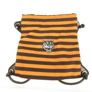 Onitsuka Tiger × ANDREA POMPILIO アンドレアポンピリオ ドローストリングバッグ ボーダー×タイガーワッペン 巾着リュク リュックサック