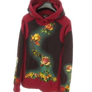 Supreme xJean Paul Gaultier 19SS フローラルプリントフーディー L 赤