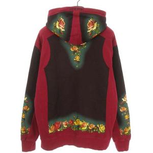 Supreme xJean Paul Gaultier 19SS フローラルプリントフーディー L 赤