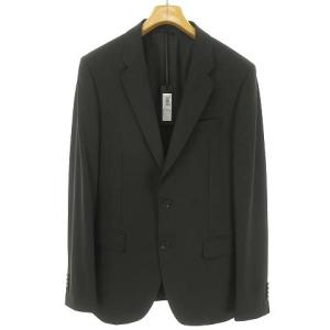 VERSACE シングル 2B スーツ セットアップ ジャケット パンツ 46 黒