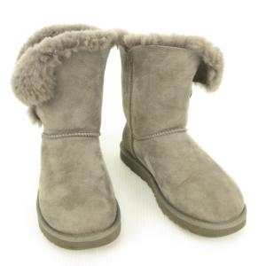 UGG australia BAILEY BUTTON 5803 ムートン ブーツ 24cm グレー
