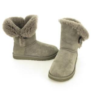 UGG australia BAILEY BUTTON 5803 ムートン ブーツ 24cm グレー
