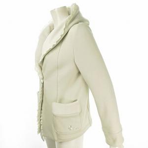 M'S GRACY 114514 21AW ボンバーヒートハーフジャケット 38 オフホワイト