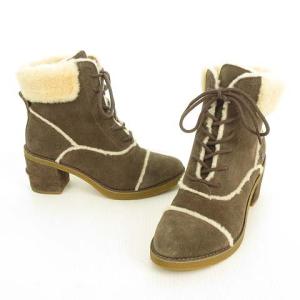 UGG australia 1095051 ESTERLY BOOT ショートブーツ レースアップ US6.5