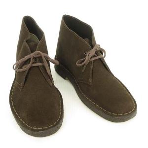 Clarks Desert Boot スウェード チャッカブーツ UK4.5 ダークブラウン IBO25