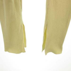 AURALEE 19SS HIGH GAUGE RIB SLIT TIGHTS レギンス ボトムス 1 ライトベージュ