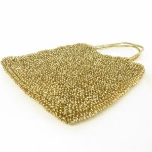 ANTEPRIMA ワイヤーバッグ ハンドバッグ スクエア ゴールド