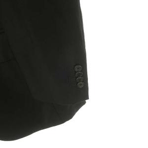 EDIFICE ロロピアーナ Super120's シングル 3B ジャケット テーラード ブレザー 46 ブラック ECM