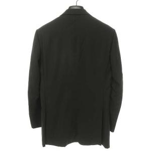 EDIFICE ロロピアーナ Super120's シングル 3B ジャケット テーラード ブレザー 46 ブラック ECM