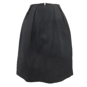 INCOTEX タックスカート ひざ丈 36 ブラック