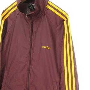 adidas ウインドブレーカー ジャケット トラックジャケット S エンジ イエロー